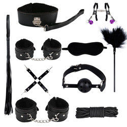 Erotische japanische BDSM Set Bondage Rückhaltesatz Bondage Anzug Handschellen Nippel Klammern