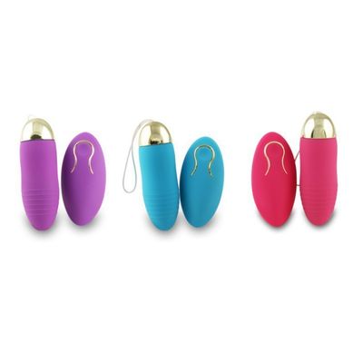 Wasserdichtes Vaginal-Spielzeug Kugeln Fernbedienung Vibrator Sprungeier Rosa Sexspielzeug