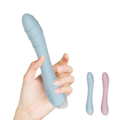Aufladbare G-Punkt-Vibratoren Flüssigsilikon Dildo Erwachsener Sex-Spielzeug Klitoris-Pussy 20,5cm