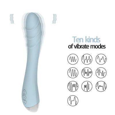 Aufladbare G-Punkt-Vibratoren Flüssigsilikon Dildo Erwachsener Sex-Spielzeug Klitoris-Pussy 20,5cm