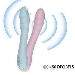 Aufladbare G-Punkt-Vibratoren Flüssigsilikon Dildo Erwachsener Sex-Spielzeug Klitoris-Pussy 20,5cm