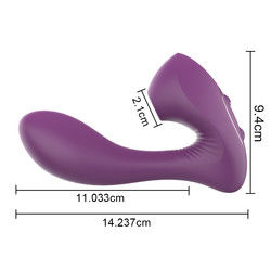 Klitoris-Saugen weibliche Sex-Vibratoren Fernbedienung Vibratorspielzeug 300g