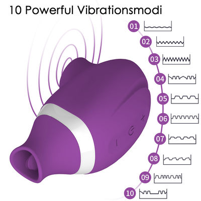 122g Fernbedienung weiblicher Sexvibratoren Spielzeug Klitoris-Saugvibrator 8,5 x 4cm