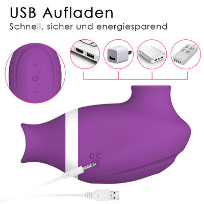122g Fernbedienung weiblicher Sexvibratoren Spielzeug Klitoris-Saugvibrator 8,5 x 4cm