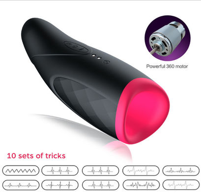 250g echte Vagina männlicher Masturbator Spielzeug Tasse automatischer Kolben Teleskop Heizung