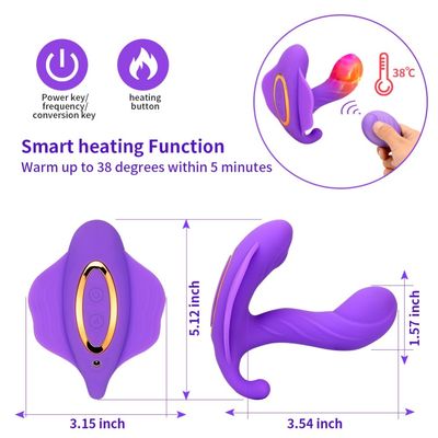 14cm Wasserdichtes Bluetooth Vibrator Sexspielzeug Wiederaufladbare Vibrierende Höschen Für Frauen