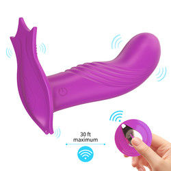 Fernstrecken-Sex-Vibrator Frauen drahtloses Sex-Spielzeug Hosenvibrator 15cm