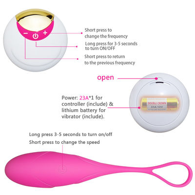 Wireless Fernbedienung Masturbation Dildo G Spot Silikon Vibrator Ei