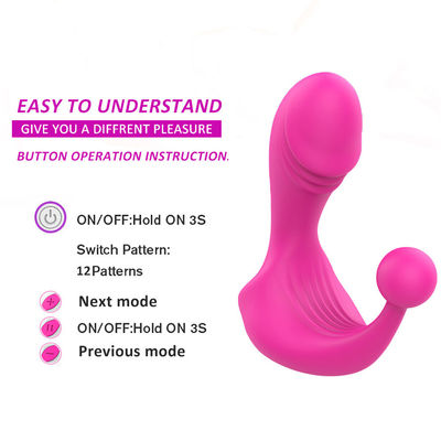 400g 15x9x9cm drahtloser Vibrator Sex-Spielzeug G-Punkt Dildo wasserdicht Prostata-Massager Stimulator