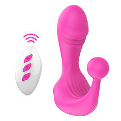 400g 15x9x9cm drahtloser Vibrator Sex-Spielzeug G-Punkt Dildo wasserdicht Prostata-Massager Stimulator