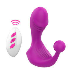 400g 15x9x9cm drahtloser Vibrator Sex-Spielzeug G-Punkt Dildo wasserdicht Prostata-Massager Stimulator