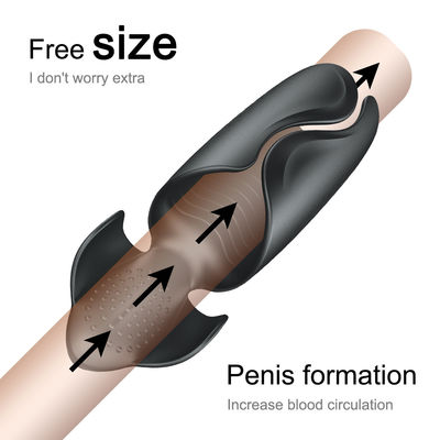 Penis Ring Männlicher Schwanz Vibrator Automatische Vergrößerung Männlicher Masturbationsbecher Für Männer