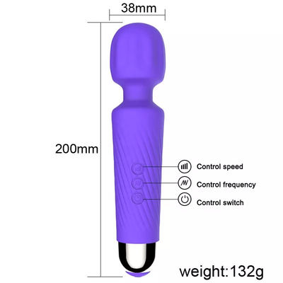 Weibliche lesbische Vollkörper Vibrator Sex Massager Wand Klitoris Massager Wand