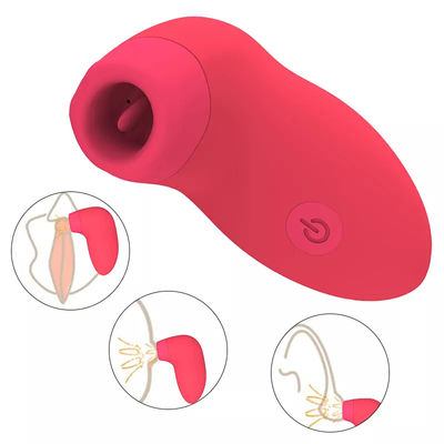 Frau G-Punkt-Vibrator Erwachsene Spielzeug Zunge Lecken Klitoris Saugen Vibrator
