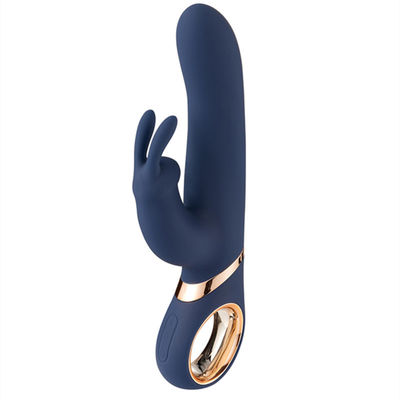Aufladbarer Klitoristimulator USB Wasserdichtes Kaninchenvibrator Dildo