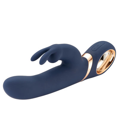 Aufladbarer Klitoristimulator USB Wasserdichtes Kaninchenvibrator Dildo