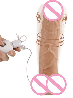 5.3 Zoll Vibrator Erwachsenenspielzeug realistischer großer Dildo Silikon Penis für Erwachsene