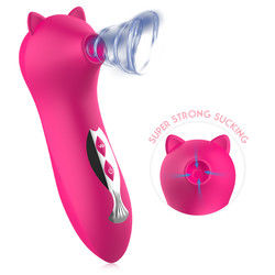 Ventilplatte vibriert Pink Katze Vibrator Klitoris Saugen Vibe