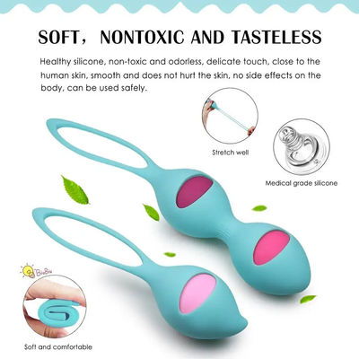 CE Vibrator Erwachsenenspielzeug Kegel Ball 35 X 140mm Frauen Nachgeburt Beckenbodenverengung