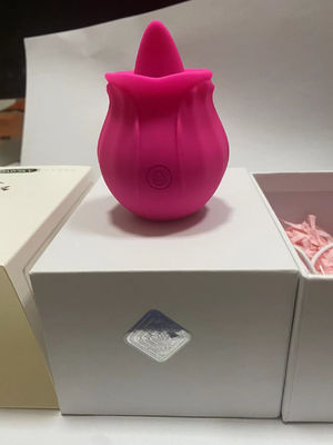 360g Zunge Vibrator Erwachsene Spielzeug Vibrator Sex-Spielzeug Vagina Saugen rosa Blume geformt