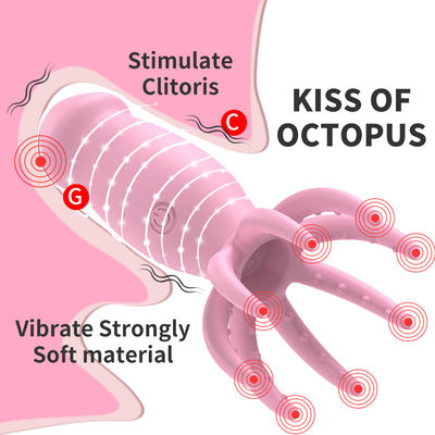 Süße Mini-G-Punkt-Vibratoren 8 Finger-Achse-Vibrator Kopfhaut-Kopfmassager