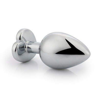 LED-Sex Großer Anal-Plug Sex-Spielzeug Metall Herzform Unterwäsche Cola-Plug