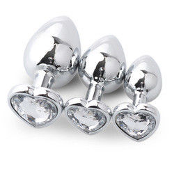 Extremo Pink Sex Edelstahl Anal Plug Riesiger Hintern Plug Herz Cola Spielzeug Set
