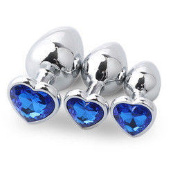 Extremo Pink Sex Edelstahl Anal Plug Riesiger Hintern Plug Herz Cola Spielzeug Set