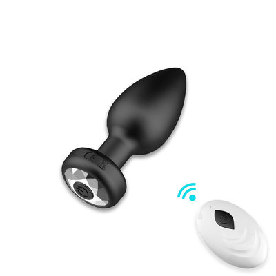 Drahtloser Anal-Schub-Anschluss Sex-Spielzeug Silikon USB Wiederaufladbar 10 Frequenz