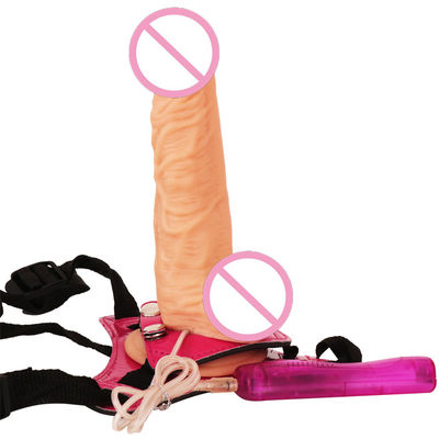 Lesbischer riesiger realistischer Sex Siliziumprodukt Penis Gurt auf Dildo-Gurt für Männer Frauen