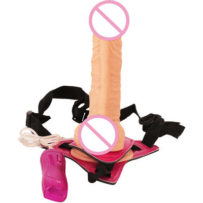 Lesbischer riesiger realistischer Sex Siliziumprodukt Penis Gurt auf Dildo-Gurt für Männer Frauen