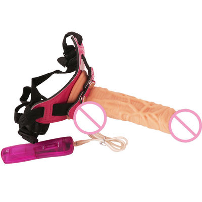 Lesbischer riesiger realistischer Sex Siliziumprodukt Penis Gurt auf Dildo-Gurt für Männer Frauen