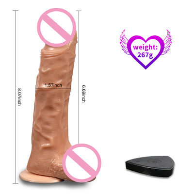8 Zoll Frauen Sex-Spielzeug Dildo Haut Gefühl Durchlässig Flüssigkeit Silicone Dildo