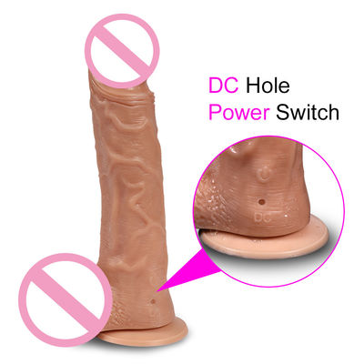 8 Zoll Frauen Sex-Spielzeug Dildo Haut Gefühl Durchlässig Flüssigkeit Silicone Dildo