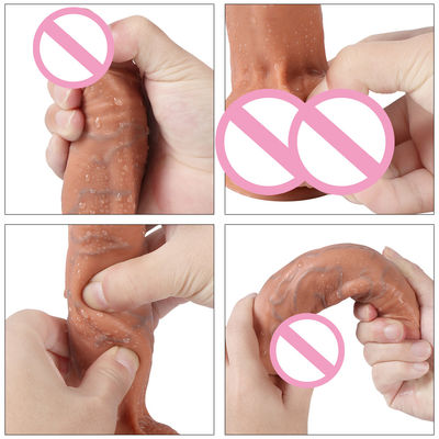 8 Zoll Youjizz Com Lesbische weibliche Dildo Dicke Silicone Dildo Vibrator