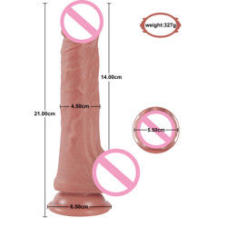 8.26 Zoll realistischer Dildo künstlicher Penis Xnxx Sex-Spielzeug Faust Porno Dildo für Männer Vagina