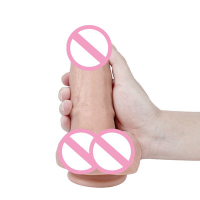 215mm Penis Frauen Sexspielzeug realistisches medizinisches Silicone Dildo Silicone Gummi