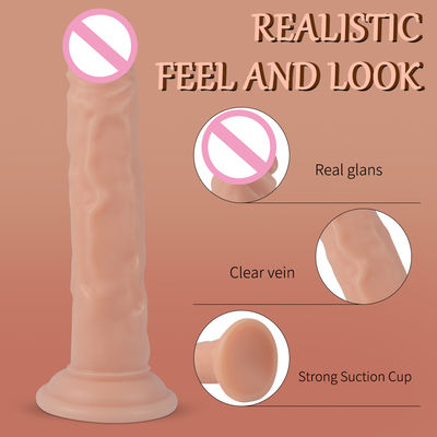 100% wasserdicht 7.28 Zoll groß realistisch weich Dildo realistisch fühlen Sie sich CE an