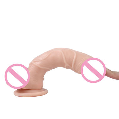Pvc-Penis Männlich realistischer Dildo Flüssig Silikon Dildo wasserdicht CE