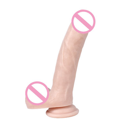 S-WBC10031 Pvc Super Weicher Dildo Riesenerweicher Weicher Dildo ROHS Starker Saugbecher