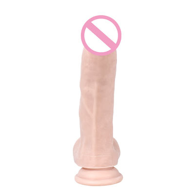S-WBC10031 Pvc Super Weicher Dildo Riesenerweicher Weicher Dildo ROHS Starker Saugbecher