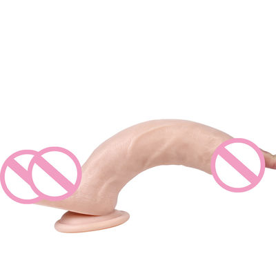 S-WBC10031 Pvc Super Weicher Dildo Riesenerweicher Weicher Dildo ROHS Starker Saugbecher