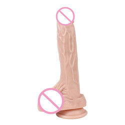 Weibliche realistische Dildo Klares Silicone Dildo Silicone Gummi Sex-Spielzeug