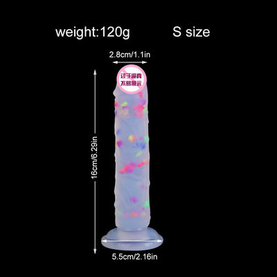 21.5 x 4cm realistische Dildo Gummi künstlicher Penis Anal männlich flüssiges weiches Silikon