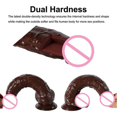 10 Zoll Xxl Realistischen Dildo Doppel Dildo Custom Gummy Real Fühlen Big Dog Schwanz