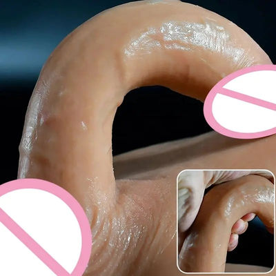 Männer Unterwäsche Männlicher künstlicher Penis Gürtel auf Dildo Hosen Hohl Solid 820g