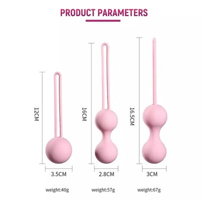 Silikon-Vibrator-Übung Vagina Kegel-Gewichte für Frauen