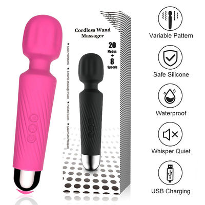 Wireless Frauen wiederaufladbares Sexspielzeug Erwachsene Kristall Klitoris Mini Vagina Zauberstab Vibrator