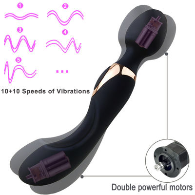 22cm persönliche Frauen AV Wand ODM 300g Klitoris Vibrator wiederaufladbarer Wand Massager
