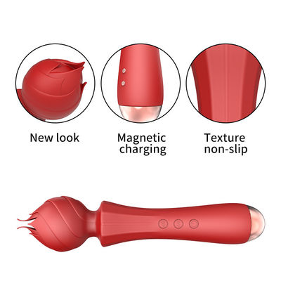 USB-Ladung Big G Spot Vibrator 24cm Pussy Handheld Vibrator Sexy 238g